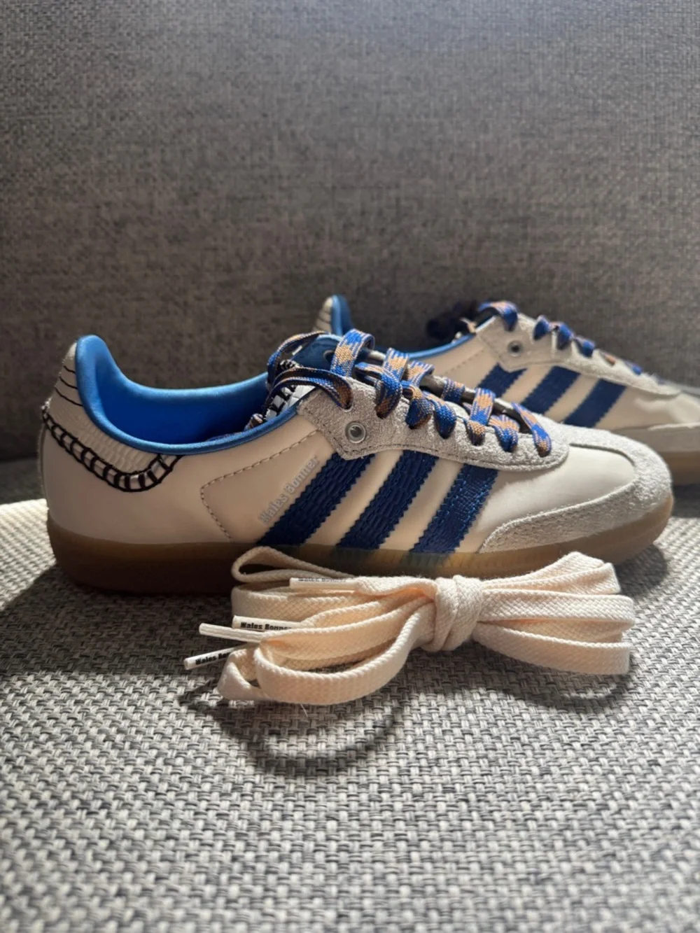 Wales Bonner x adidas Samba Nylon 'Wonder Clay Cobalt/ Royal Blue'